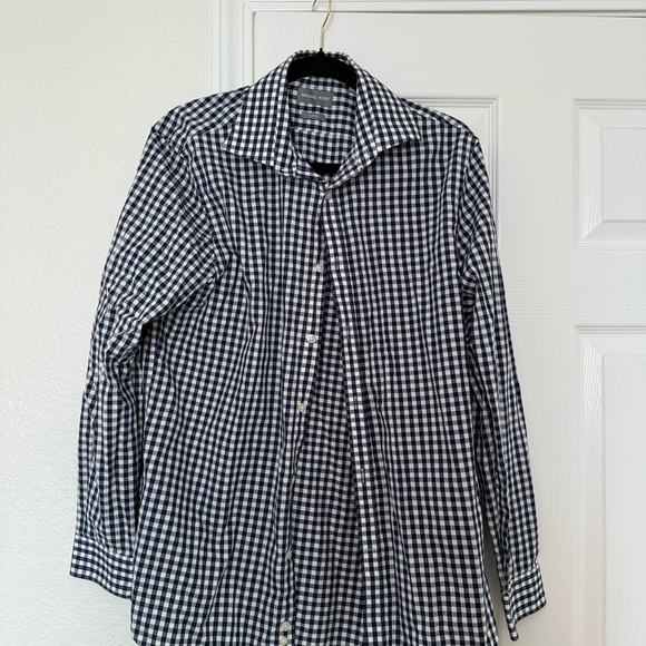 Michael Kors Other - Michael Kors Navy and White Checkered Shirt